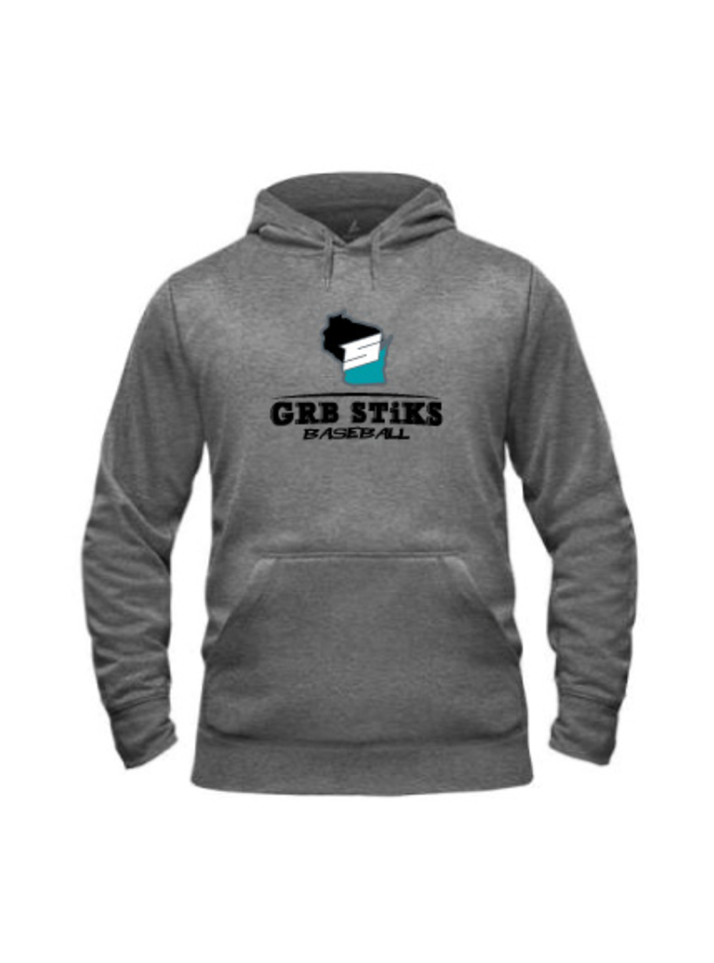 BSN Grey Hoodie STiKS Logo 202 GRB Pro Shop