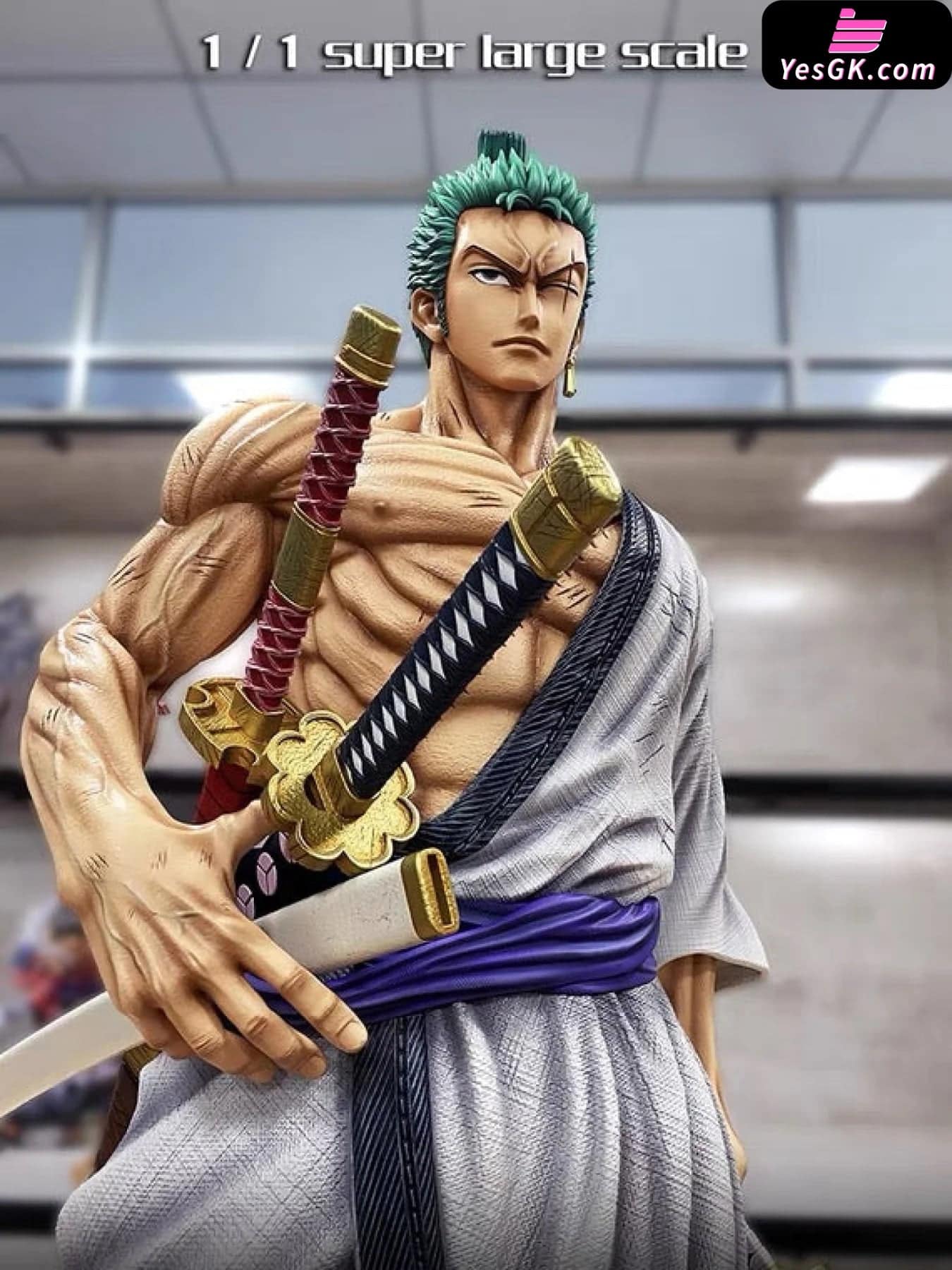 One Piece Roronoa Zoro Lifesize 11 Resin Statue von TianTong
