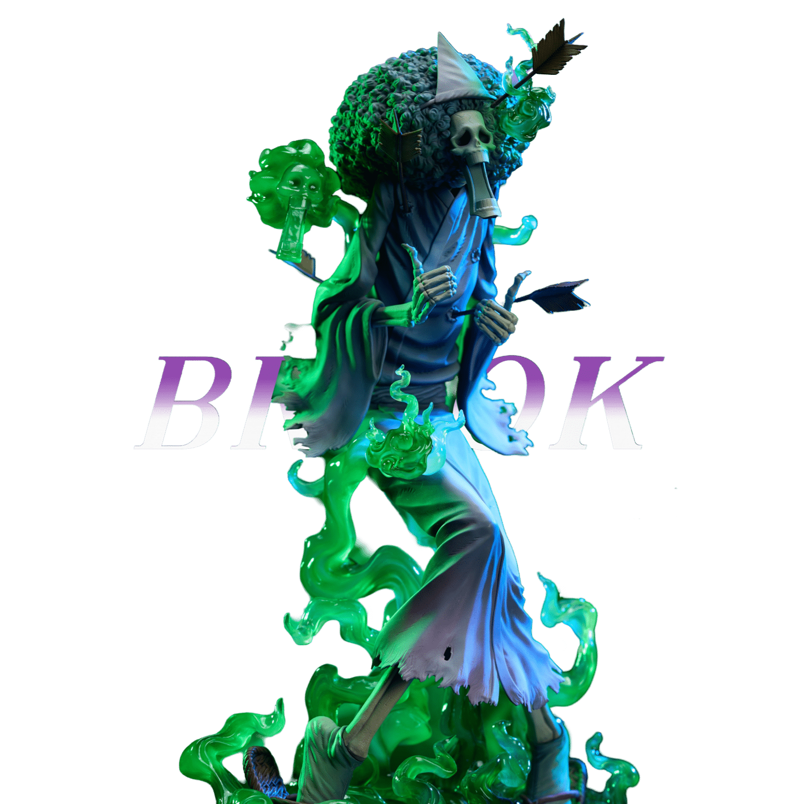 One Piece Brook 16 Resin Statue von Super Bomb Studio