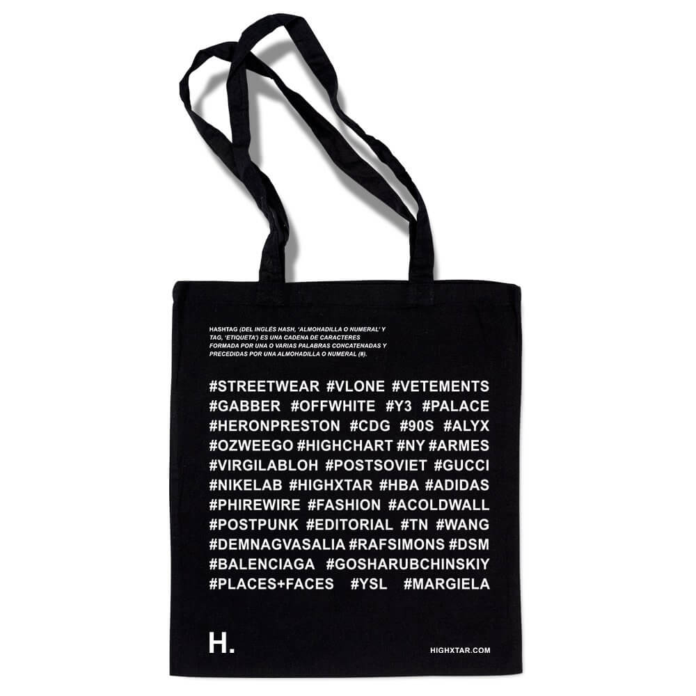 HASHTAG ToteBag HIGHXTAR.store.