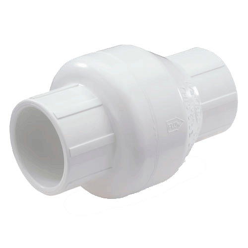 NDS 11/2" Swing Check Valve, PVC Body with Socket Ends Harrington