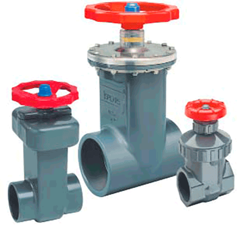 2 pvc gate valve simple and generous design