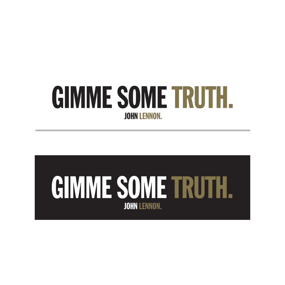 Gimme Some Truth Sticker Set John Lennon Official Store