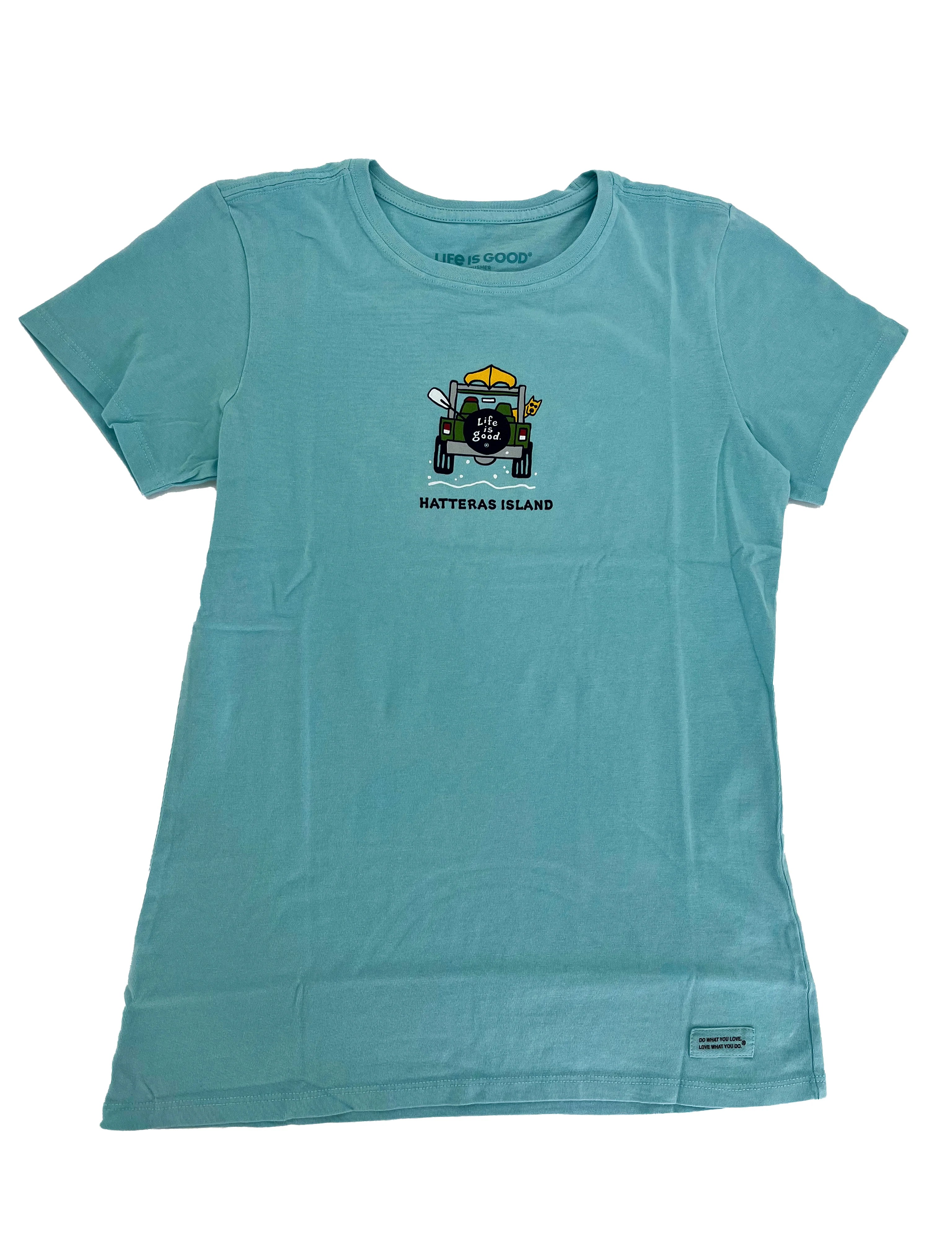 Life is Good Hatteras Island Women's Rocket SUV Shirt Kitty Hawk