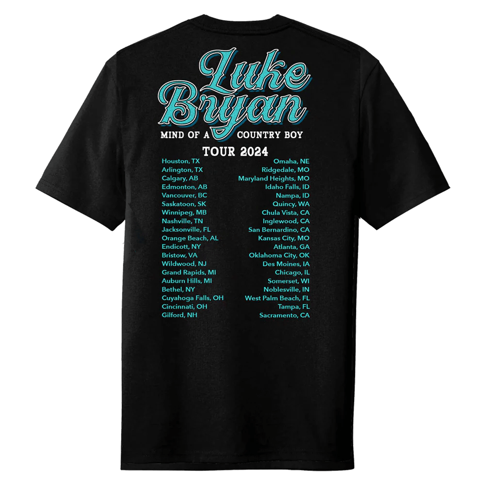 Mind Of A Country Boy Tour Tee Luke Bryan