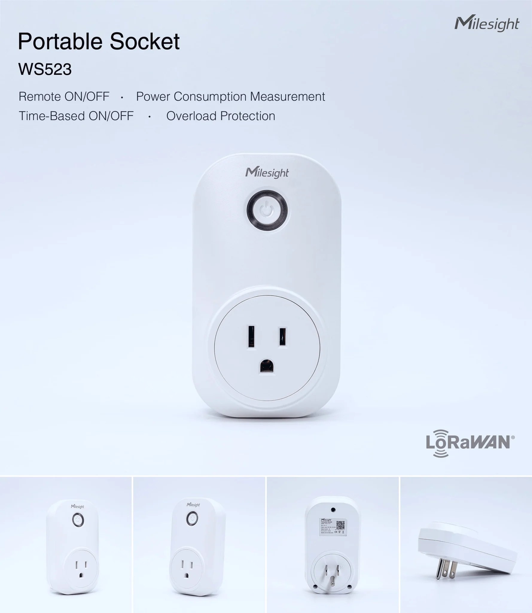 Portable Electric Outlet Switch WS523 MCCI