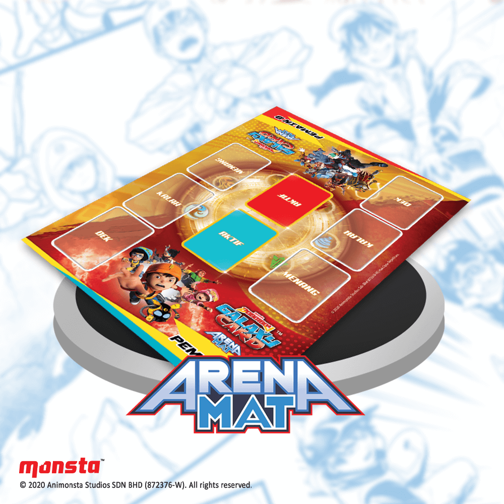 BoBoiBoy Galaxy Card — Arena Mat Monsta Store