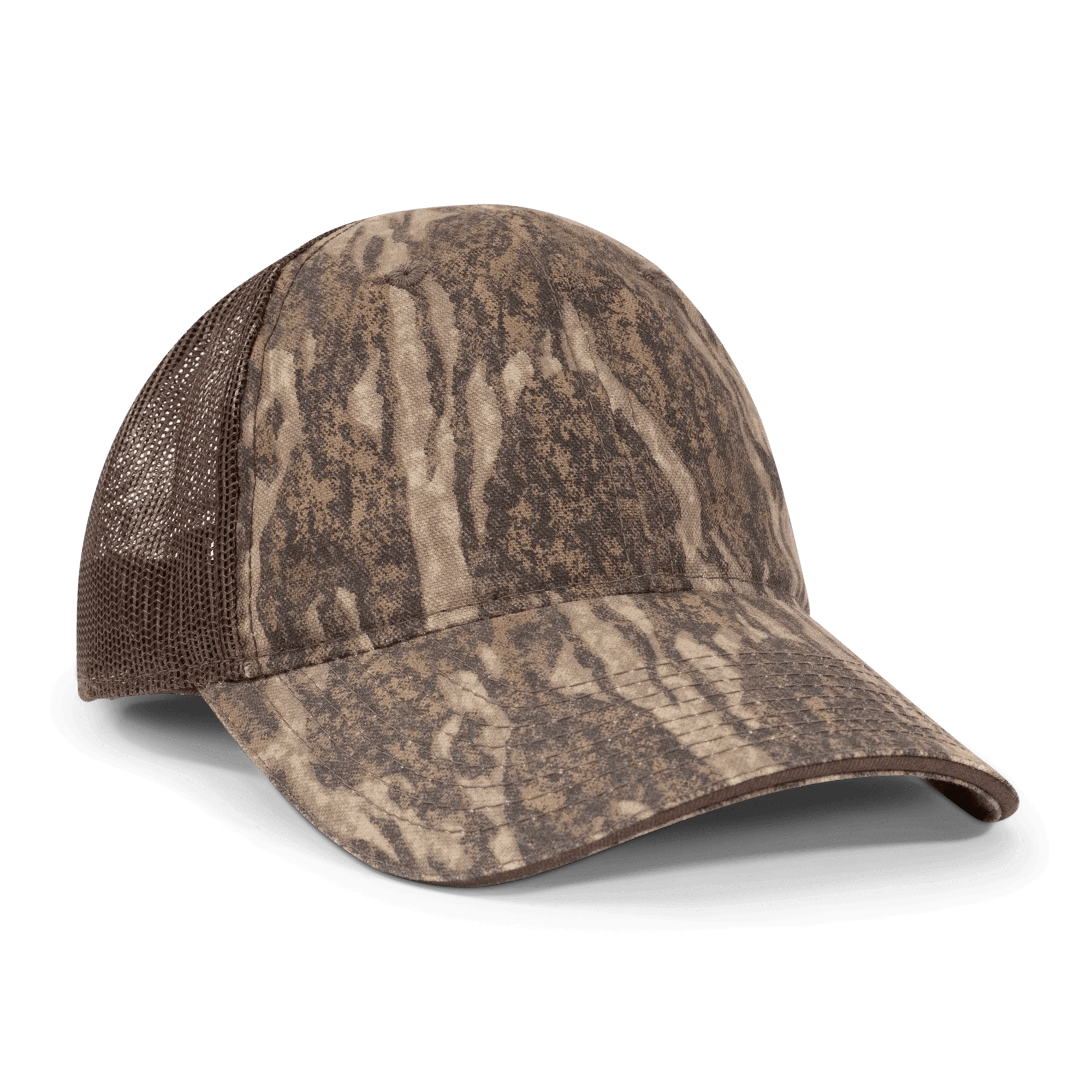 Cotton Mill Structured Mesh Back Trucker Hat The Mossy Oak Store