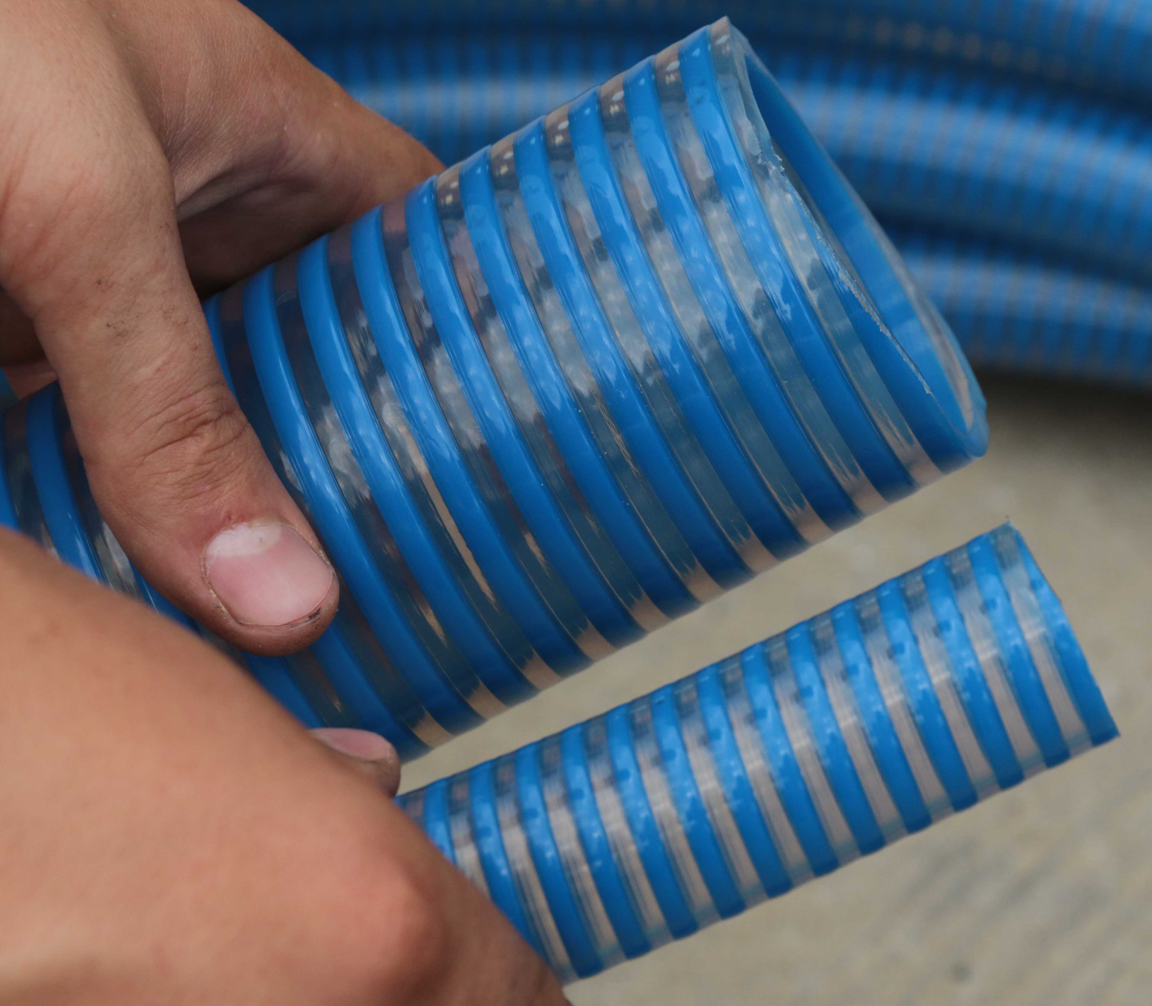 100 Foot Roll of 2 1/2″ ID Primary Hose For AirSeeders (PVC/Urethane