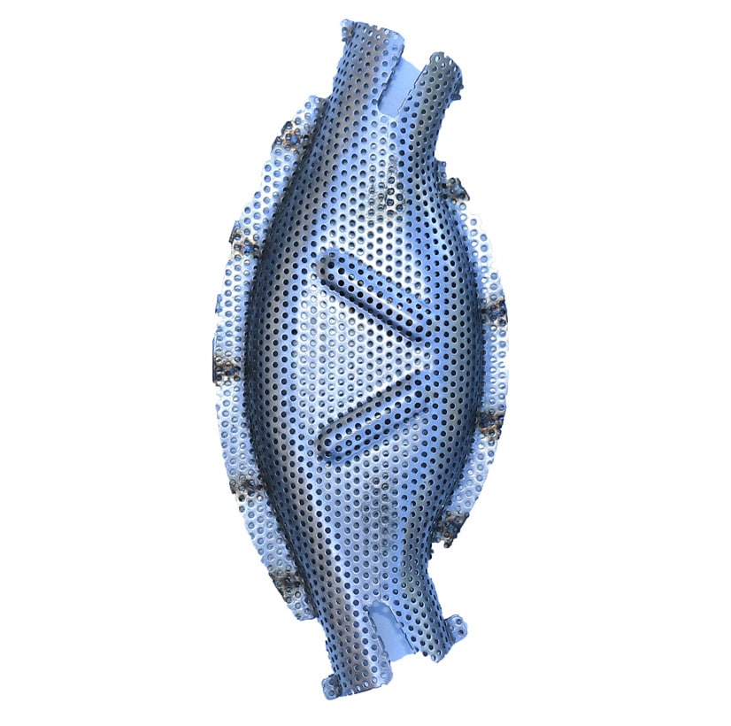 Stainless Steel Seed Brake for 1 1/4″ OD Hose (with baffle for airseeders). Needham Ag Store