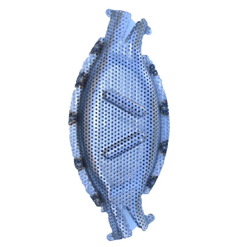 Stainless Steel Seed Brake for 1″ OD Hose (with baffle for airseeders). Needham Ag Store