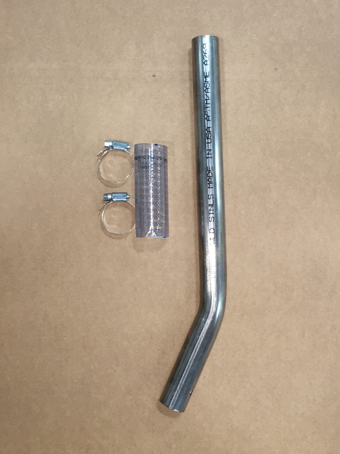 NA72825 Straight Stainless Steel Seed Tube For 60/90/ProSeries AirSeeders Needham Ag Store