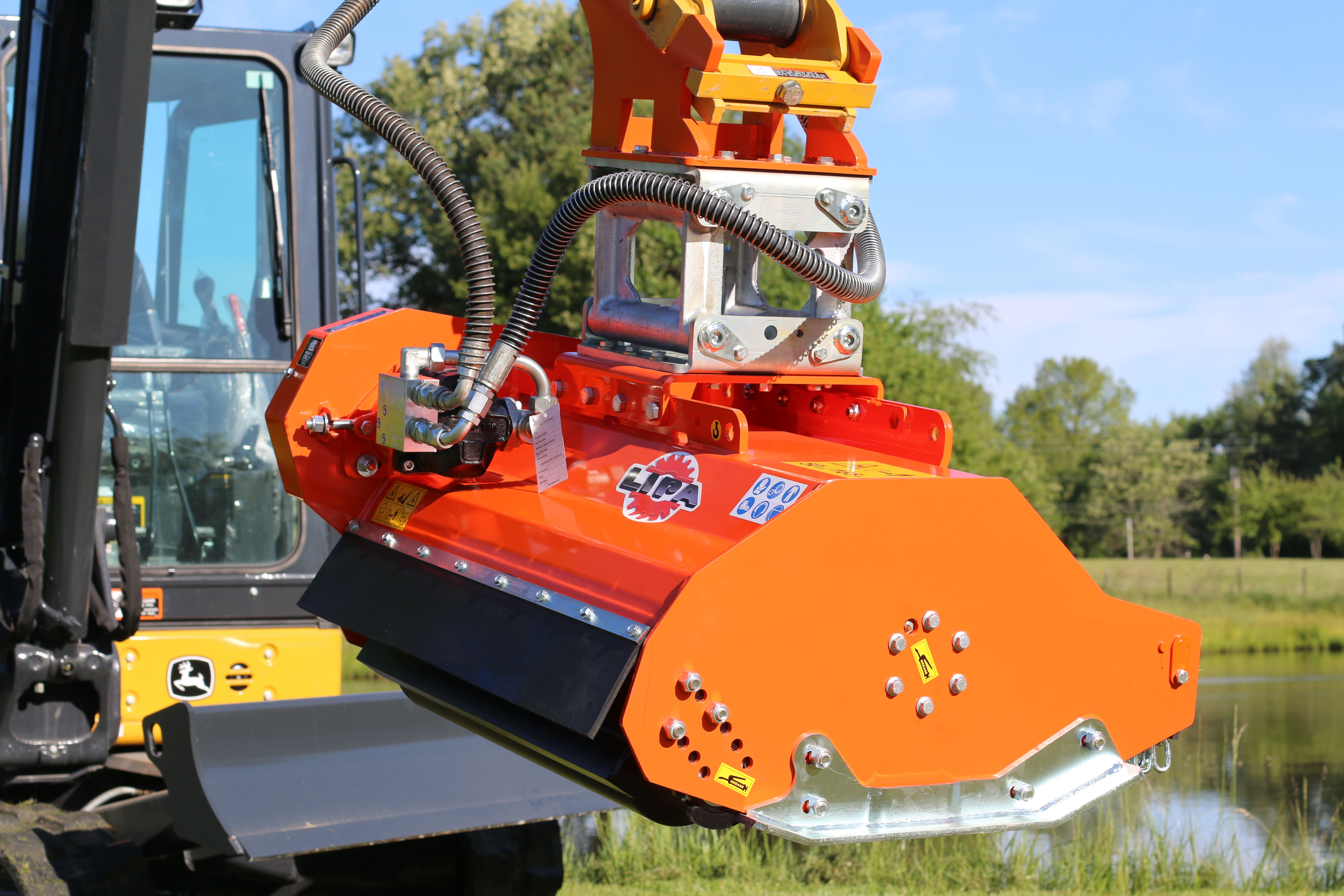 LIPA TLBES 90 Flail Mower (For 10,00012,000 lb Mini Excavator