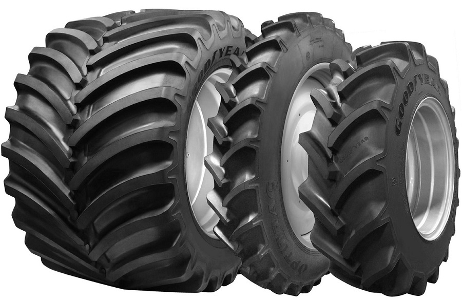New 800/55R46 Goodyear Farm OptiTorque R1 on Formed Plate Sprayer