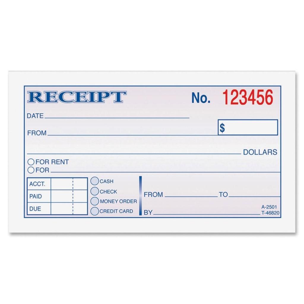 Money/Rent Receipt Book Office Systems Aruba