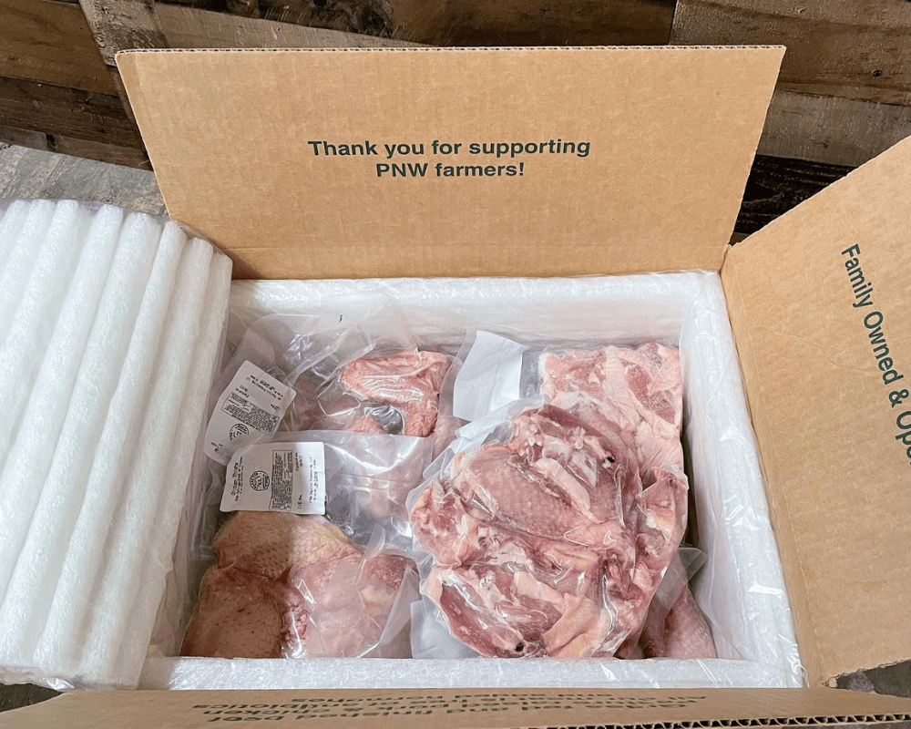 Organic Chicken Freezer Pack Oregon Valley Farm