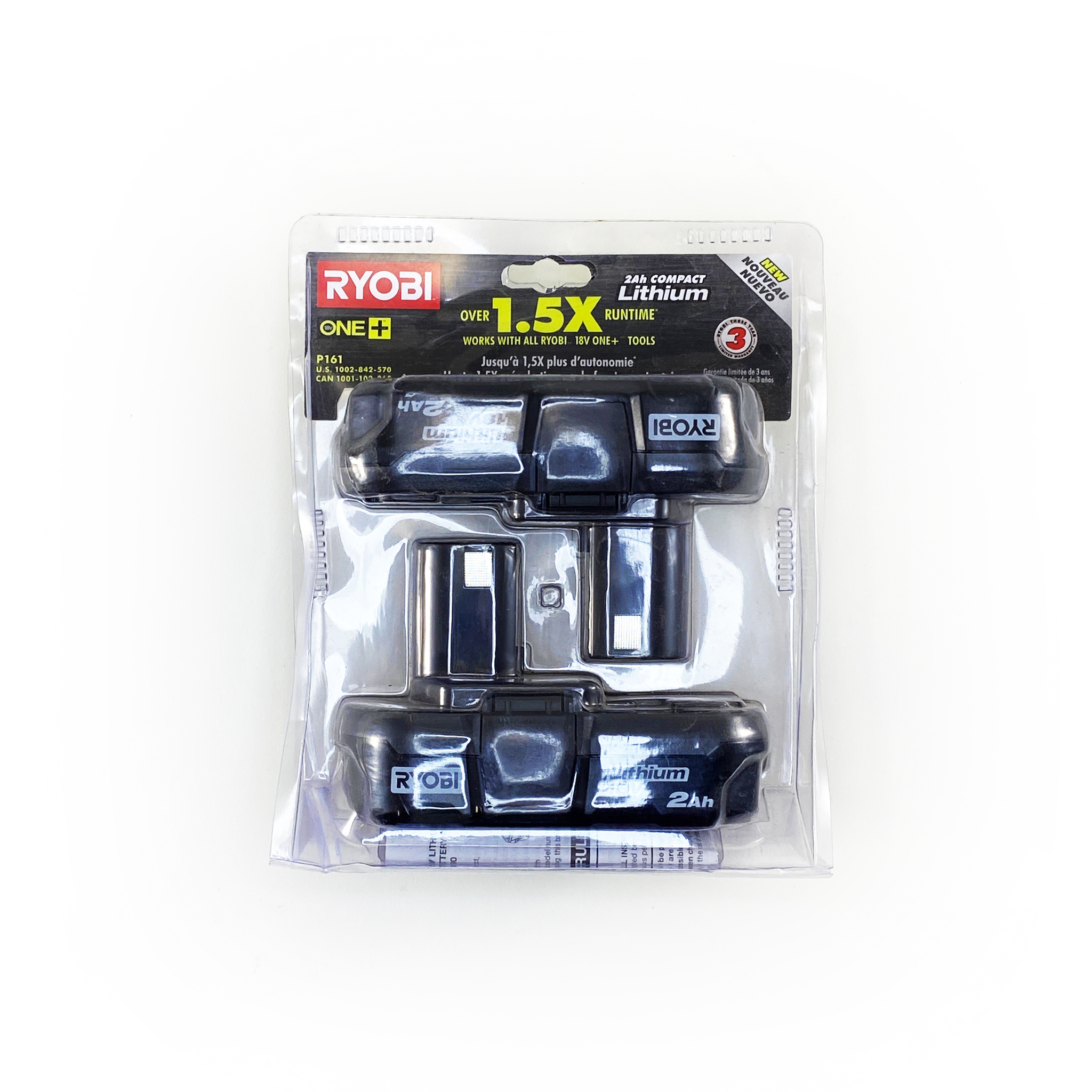 Ryobi One+ Lithium Rechargeable Batteries – OTL Webstore
