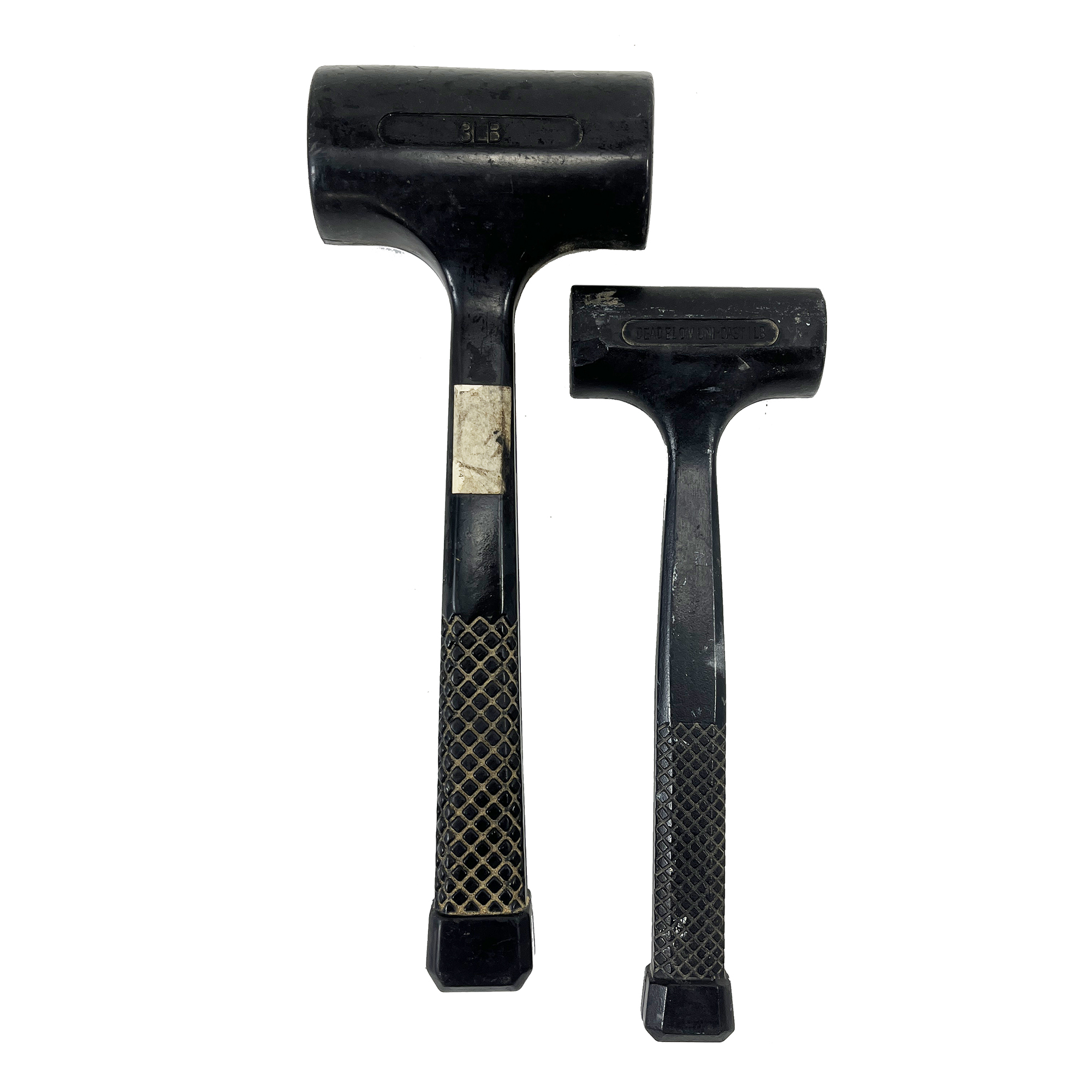 Mastercraft Unicast 1lb Dead Blow Hammer and 3lb Mallet with Non