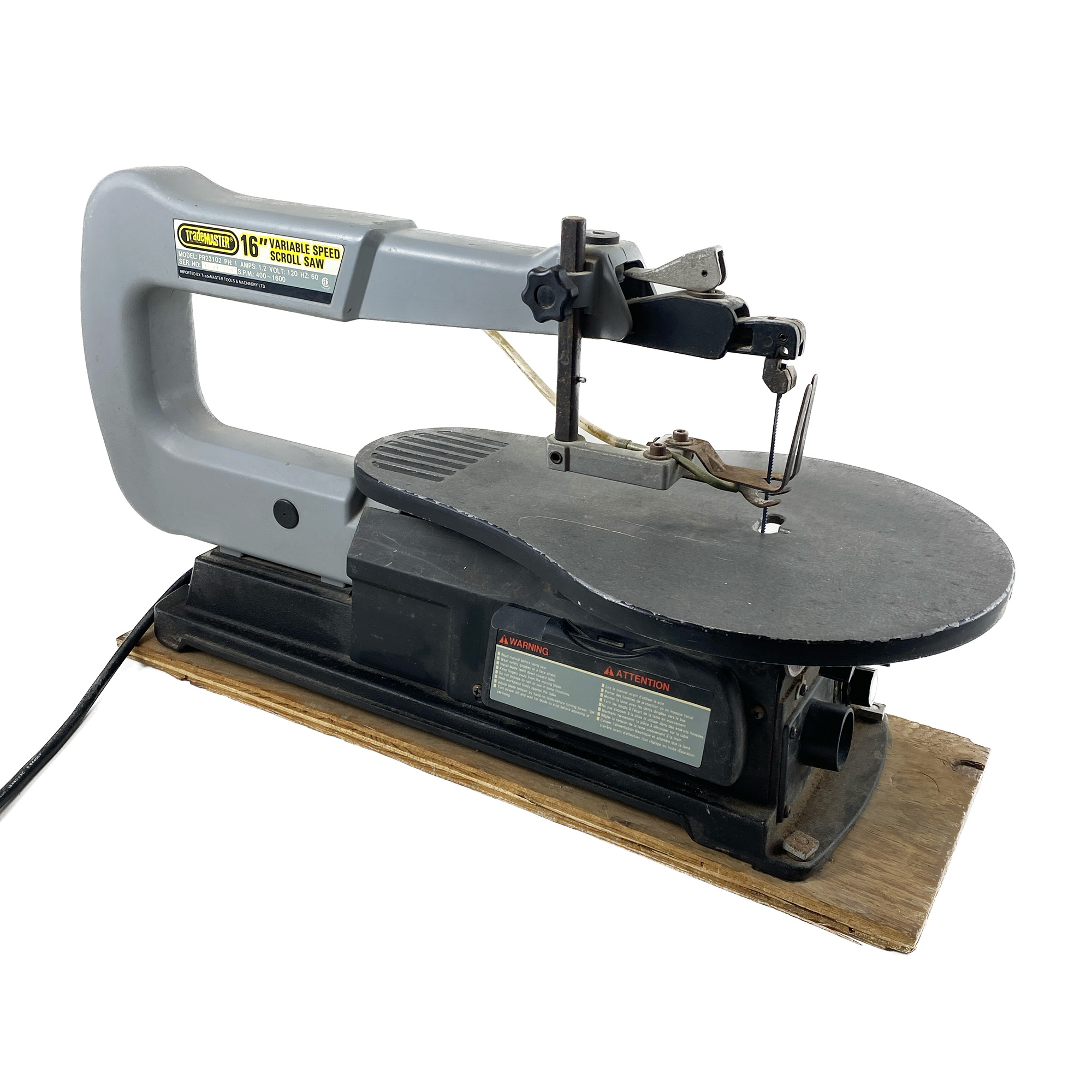 TradeMaster 16in Variable Speed Scroll Saw OTL store