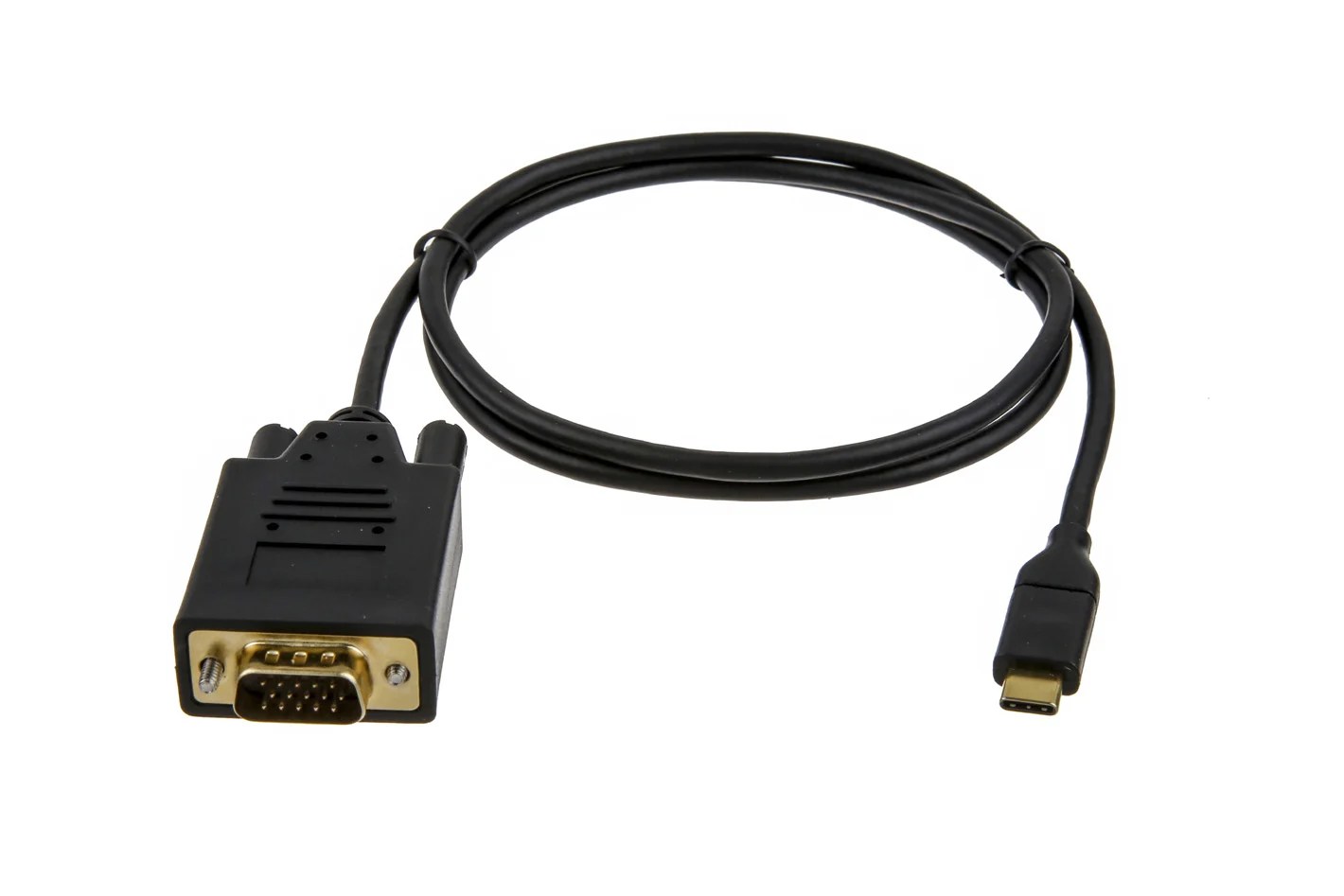 USB 3.1 Type C Male to VGA Male Adapter Cable, Black