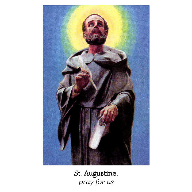 ST. AUGUSTINE W/ PRAYER Paulines