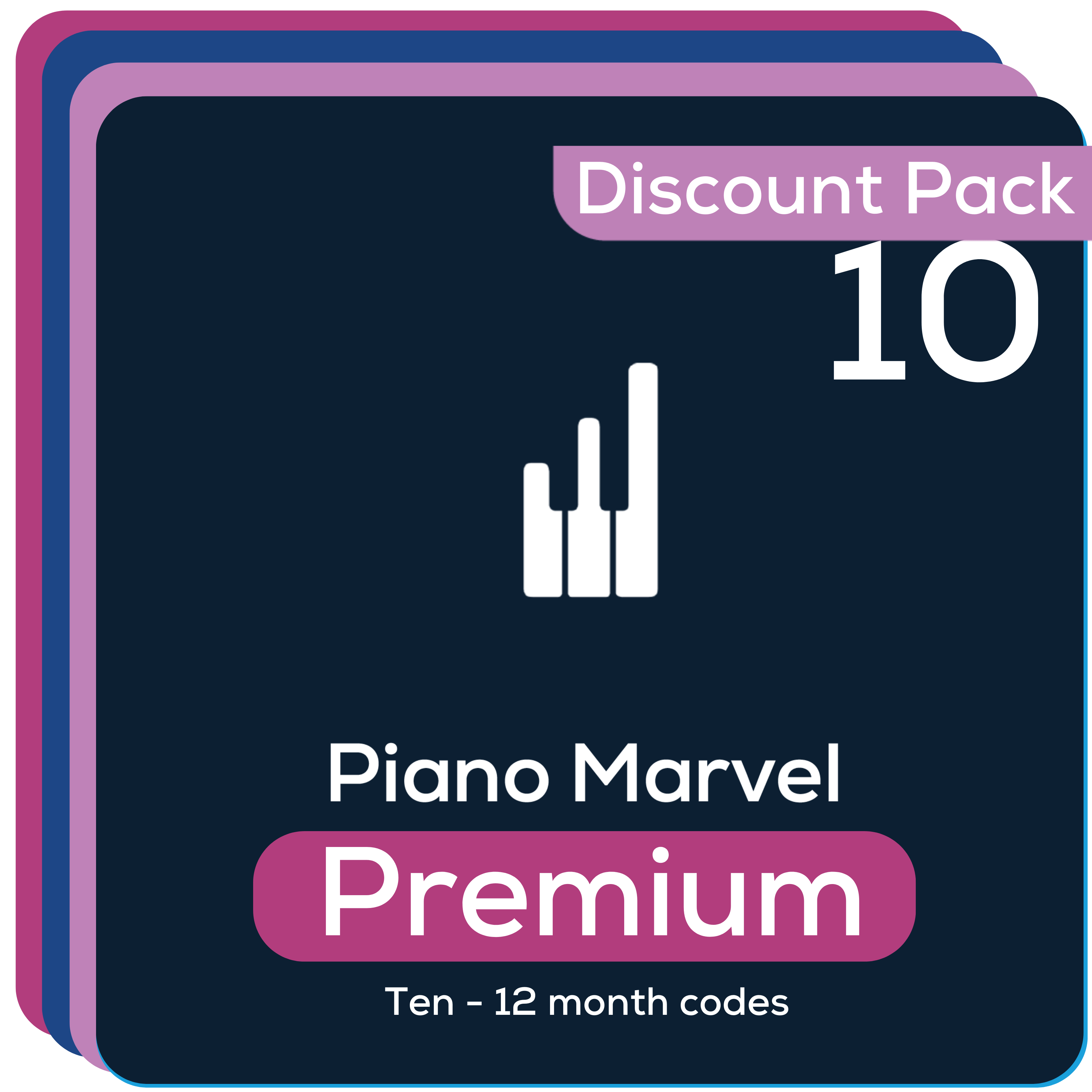 Piano Marvel Premium 12 Month (10 students) - Piano Marvel Store