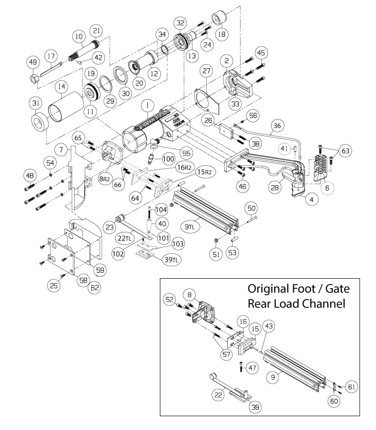 Model 50P Schematic View Click on the number to view the part