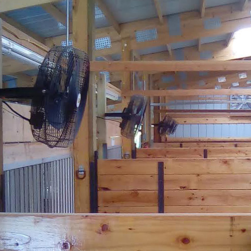 18" Basket Fan RAMM Horse Fencing & Stalls