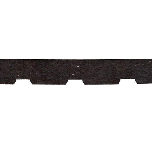 4' x 6' Straight Edge, Button Bottom Rubber Mat RAMM