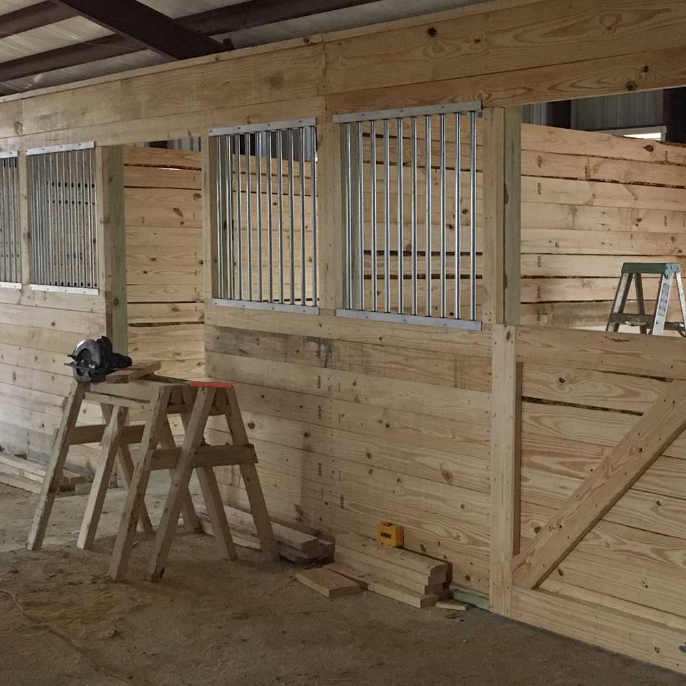 48" Derby Grill Section Kit, Galvalume RAMM Stalls