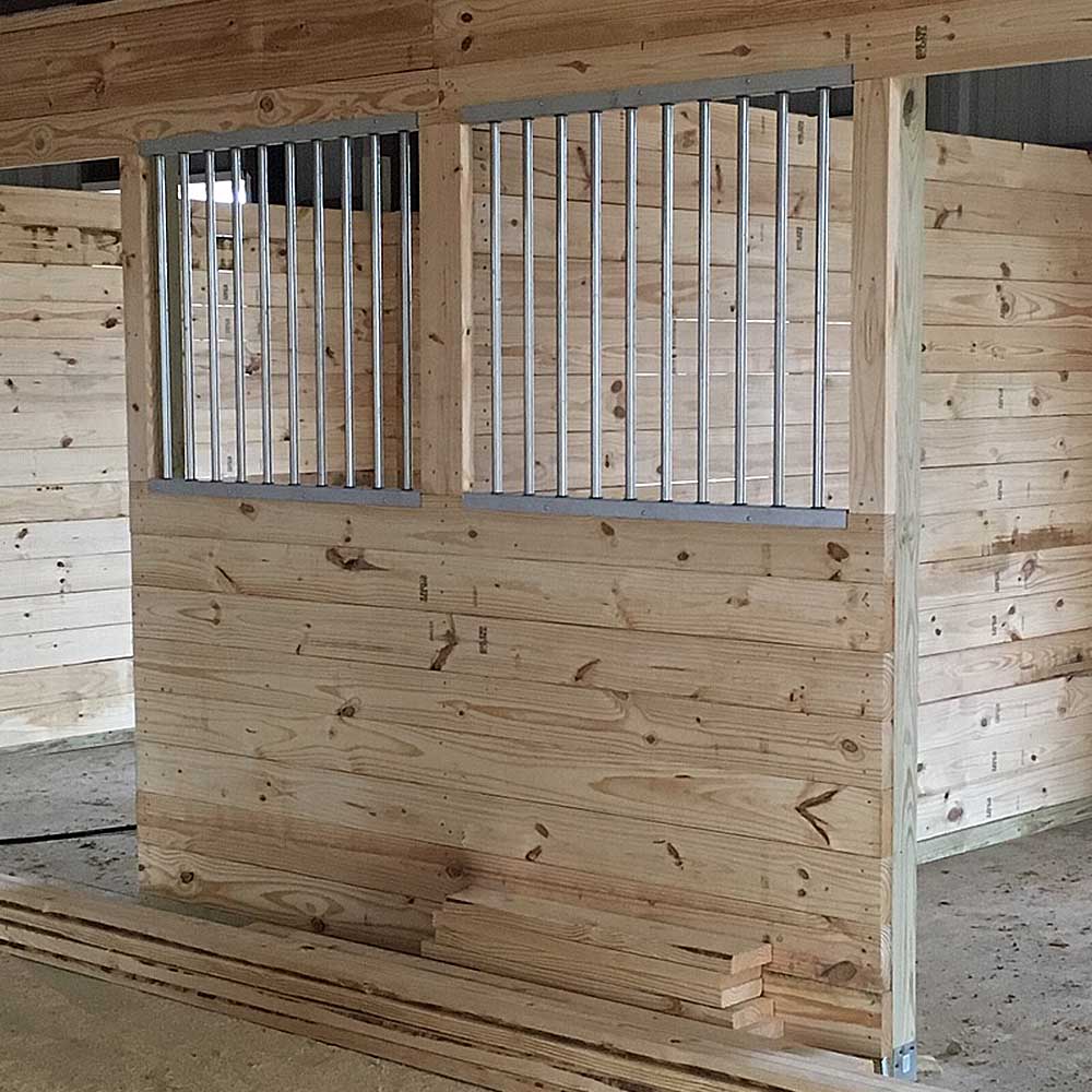 48" Derby Grill Section Kit, Galvalume RAMM Stalls