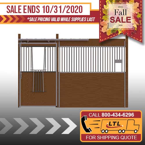 Essex Standard Stall Front with VDoor & Feed Opening Kit RAMM Horse Fencing & Stalls