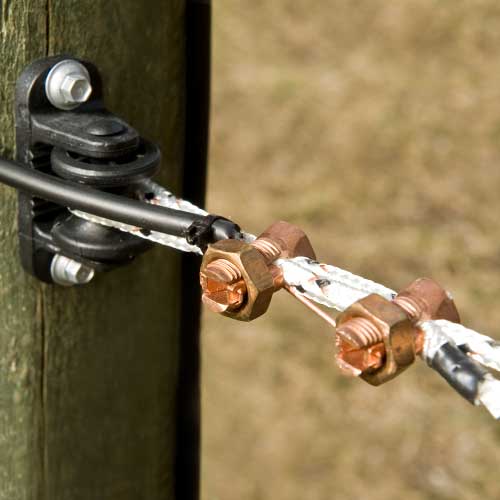 Copper Split Bolt Connectors RAMM Horse Fencing & Stalls