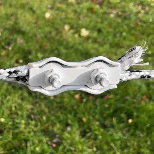 Electric Braid/Rope Splice, 3Pack, White RAMM Fence