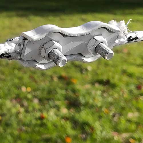 Electric Braid/Rope Splice, 3Pack, White RAMM Fence