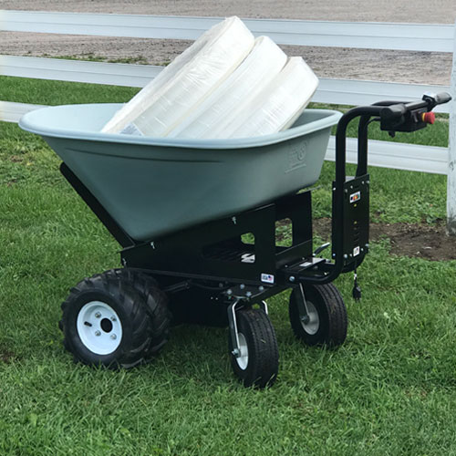 Electric Wheelbarrow Electric Wheelbarrows for Your Barn RAMM Horse