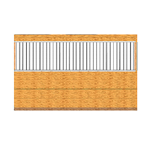 ProLine Grilled Horse Stall Partition Kit RAMM Horse Fencing & Stalls