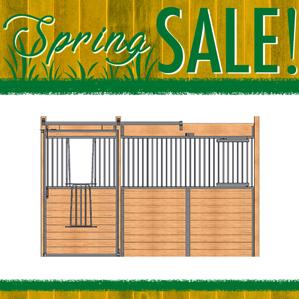 Essex Stall Front with VDoor & Feed Door RAMM Horse Fencing & Stalls