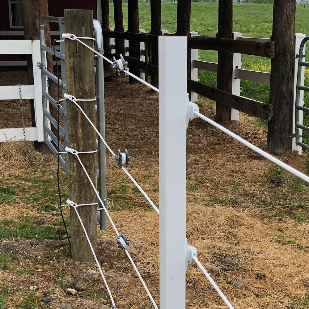 2" x 2" x 60" TPost Sleeve with Cap RAMM Fence