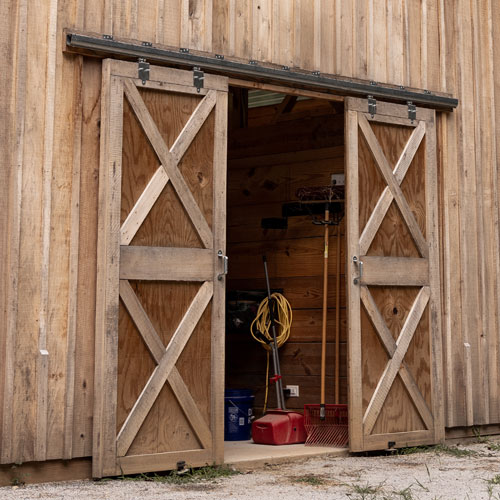 Barn Door 8' Premium Track & Hanging Hardware Kit RAMM