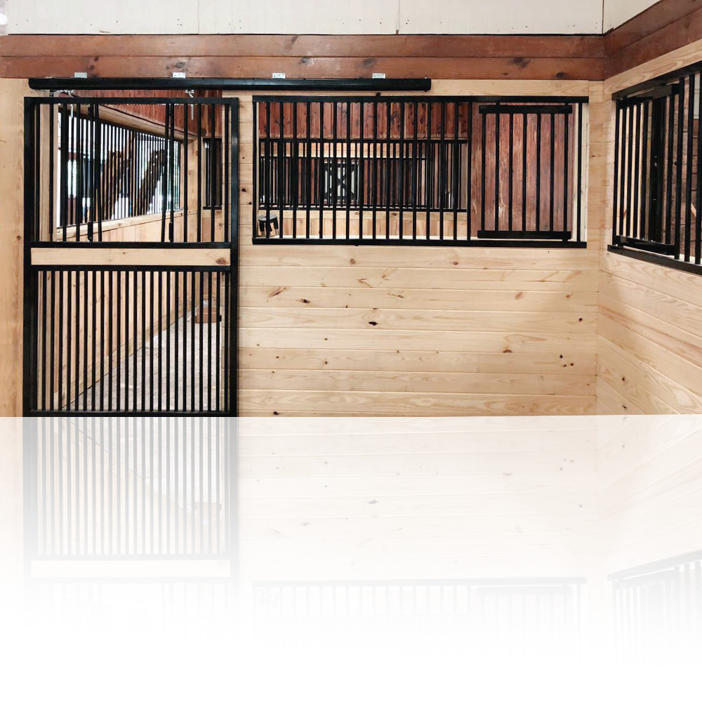 Cambridge Stall Front with Full Grill VDoor & Feed Door Kit RAMM