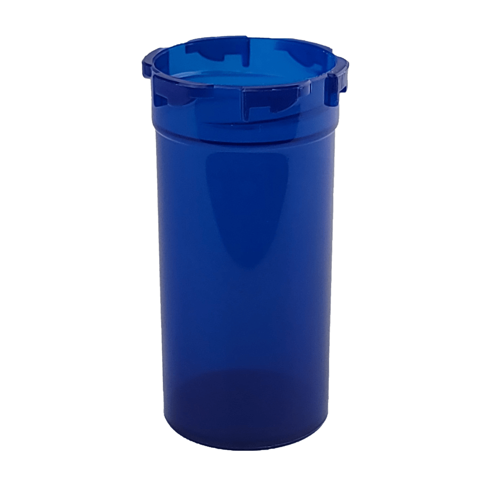 Blue Strata Vials 13 dr. Without Cap Rx Systems