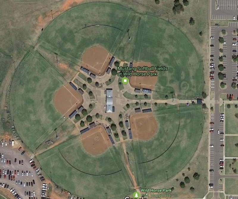 Softball Players Association. Wild Horse Park, Mustang, OK