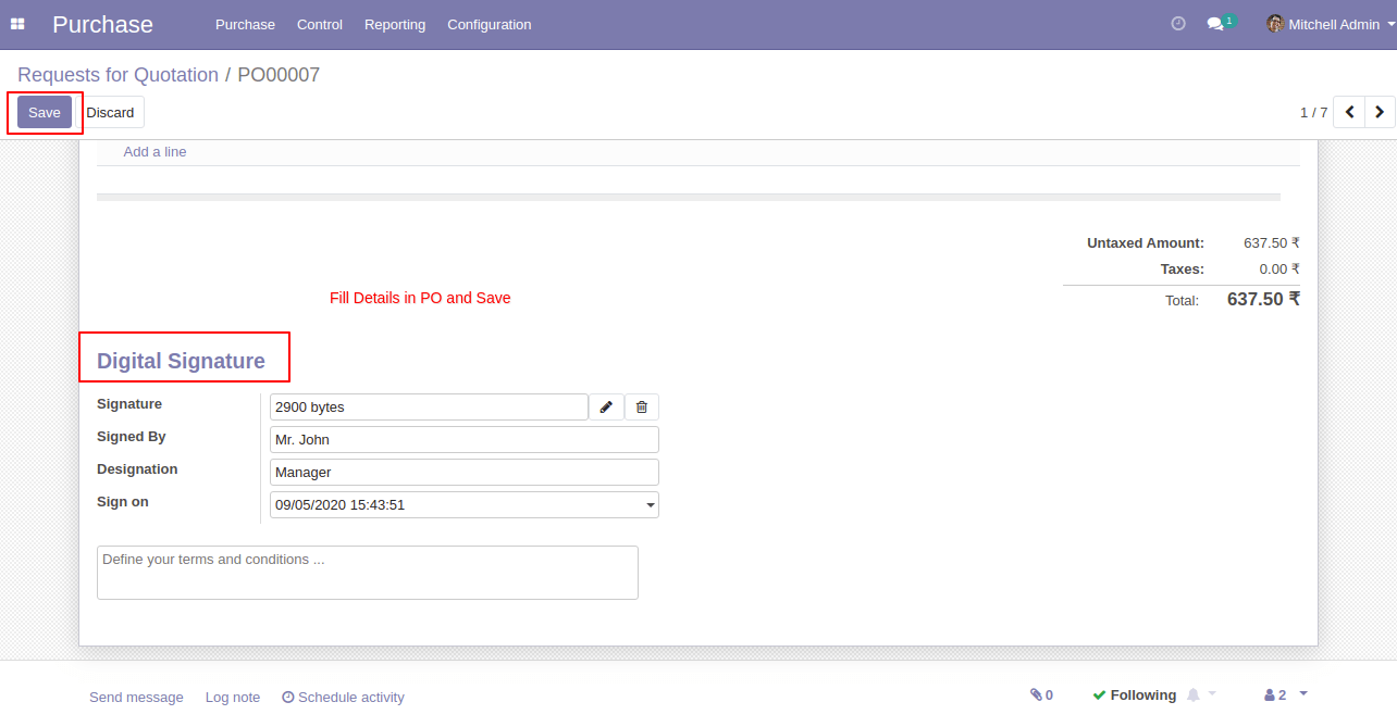 Purchase Order Digital Signature Digital Signature Purchase v12 Store
