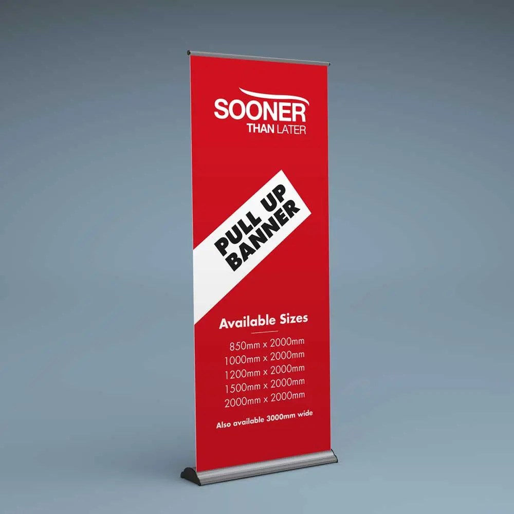 Pull Up Banners Printing. Fast Delivery & Best Prices. Order Online Now!