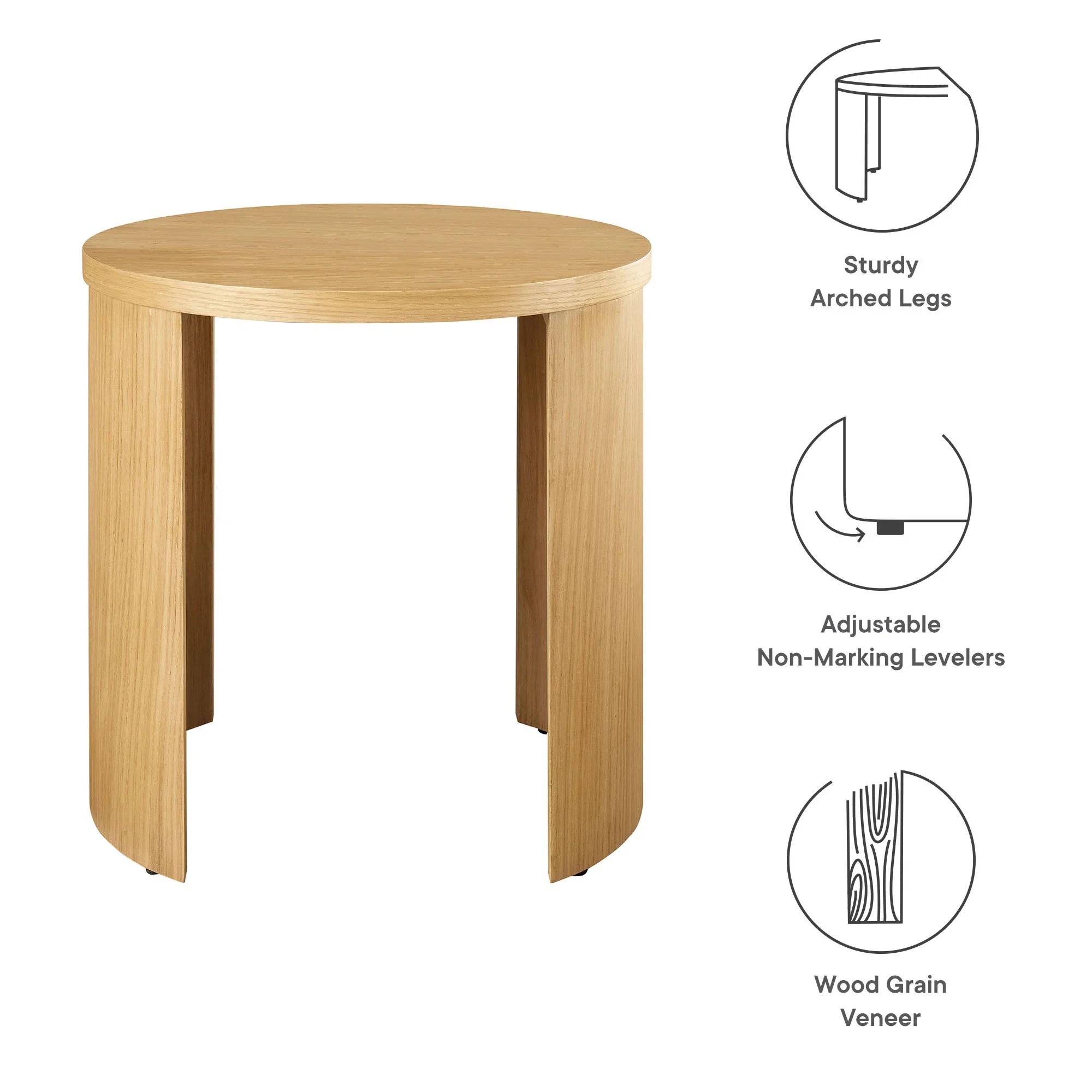 Anta Oak End Table Spacejoy