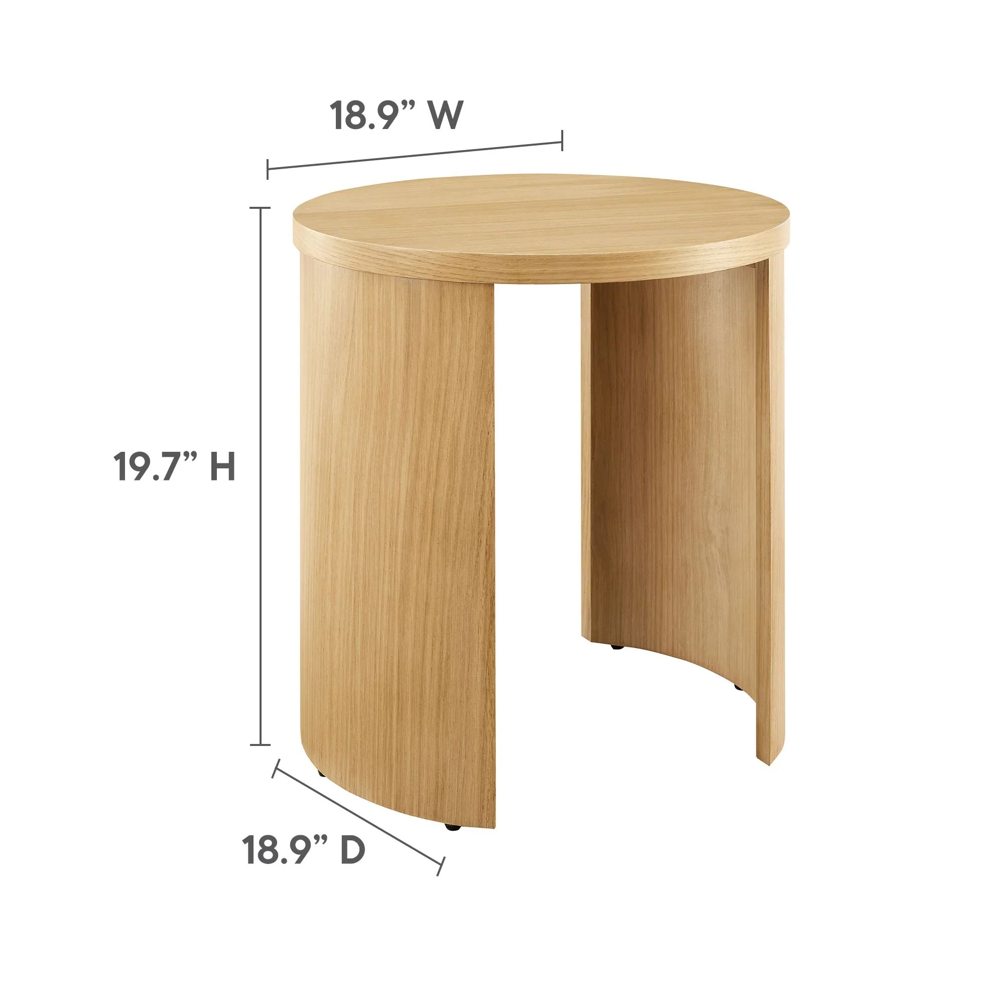 Anta Oak End Table Spacejoy