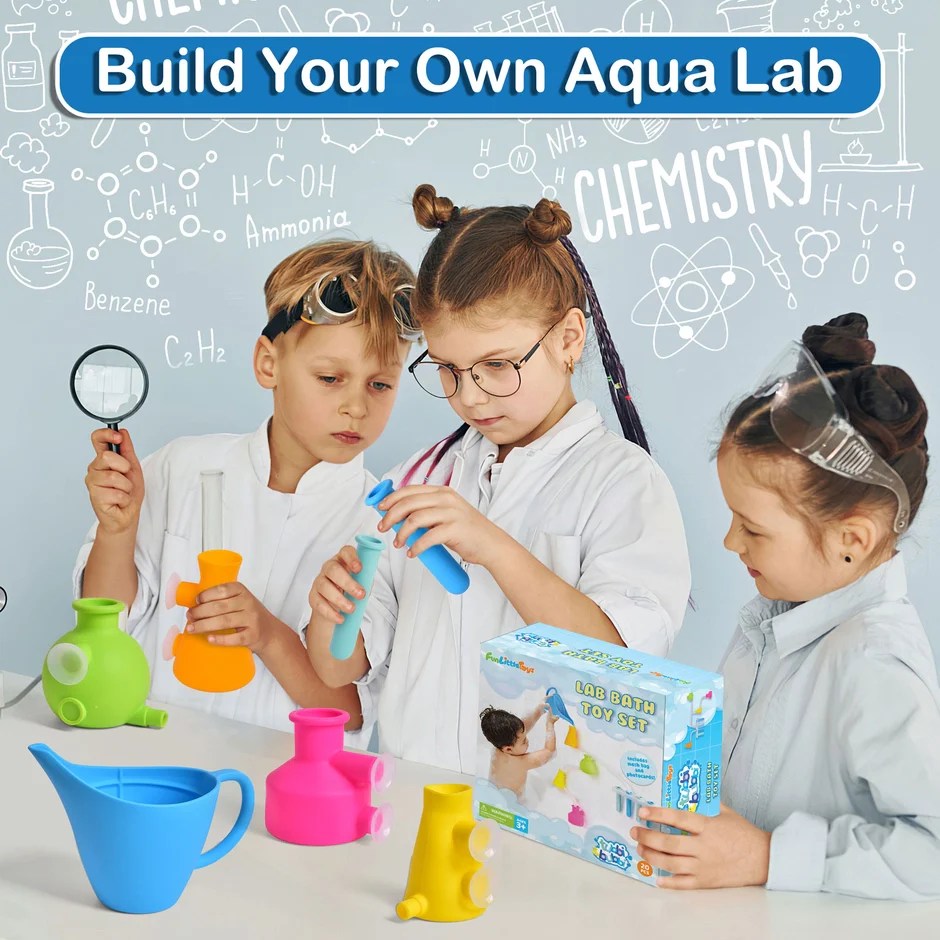 BathSci Tub Experiment Toy Set Spark Science Store YYC
