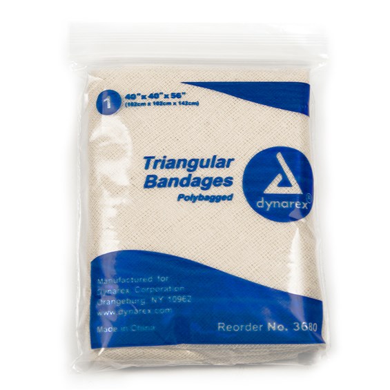 Triangular Bandages 40" x 40" x 56" 12/Bx Stericycle