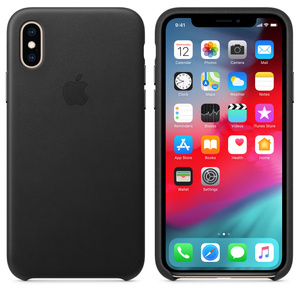 Leren Hoesje Voor Iphone Xs - Zwart - Apple (Nl)